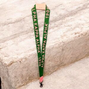 Green Alpha Kappa Alpha Lanyard